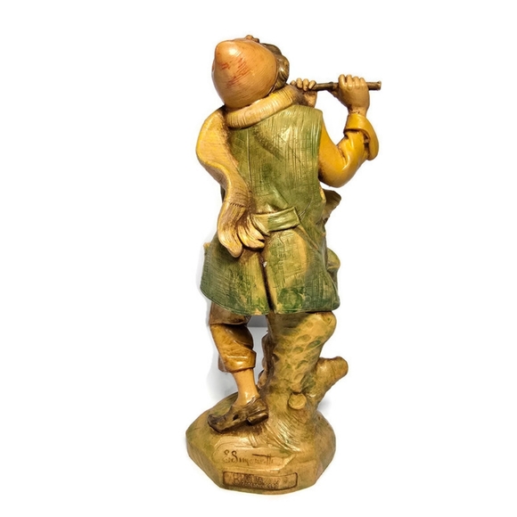 Fontanini 1996 Michael Musician W Flute 52865 Heirloom Nativity Figurine 7.5" - Picture 3 of 14
